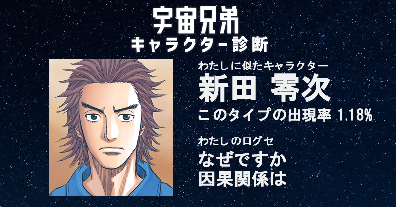 Ffs診断宇宙兄弟バージョン Ffs診断宇宙兄弟バージョン